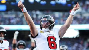 Baker Mayfield taunts Tommy DeVito, Buccaneers wallop Giants after Daniel Jones’ release