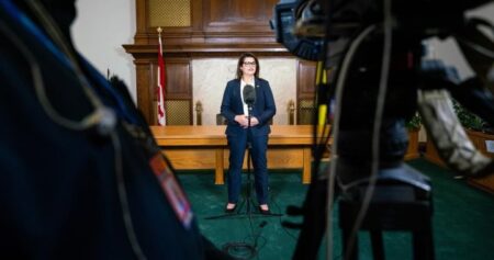 Saskatchewan NDP’s Beck holds first caucus meeting after election, outlines plans