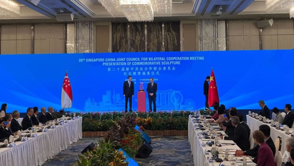 Singapore and China sign 25 agreements at annual top-level bilateral meeting to boost cooperation