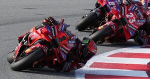 Francesco Bagnaia keeps MotoGP world title alive with win in Barcelona Grand Prix Sprint Race