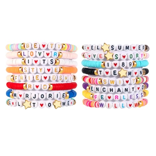 Yongder Clay Bead Friendship Bracelets