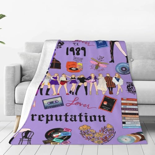 CLYTZ Music Blanket ERAS Throw Blanket Album Cover