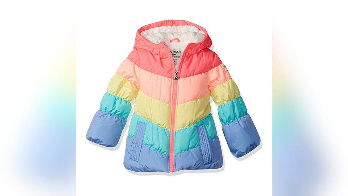 Brighten a winter day with this coat.