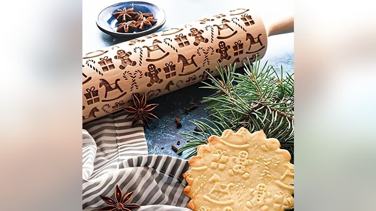 Add some additional decorations to your cut-out cookies. 