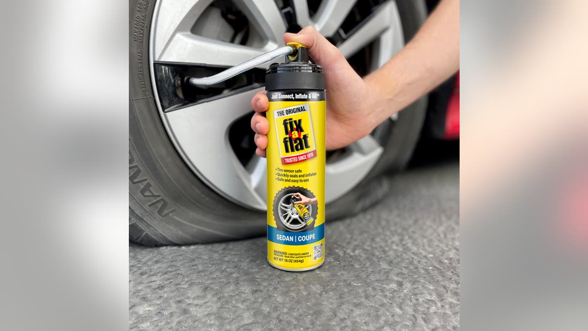 Quickly fix your flat tire.