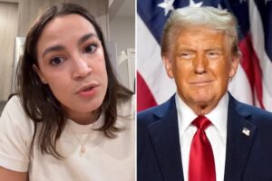 Triggered AOC blames sexism for Trump win as she warns it will be a ‘scary’ time in US