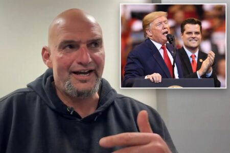 Sen. John Fetterman calls Rep. Matt Gaetz AG nomination ‘god-tier’ level of trolling to ‘own libs’