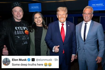 Photo of Trump’s inner circle reveals ‘deep truths’ about how election was won by ex-Dems: Elon Musk