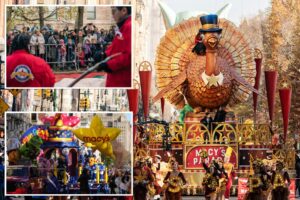 Soaking rain expected for Macy’s Thanksgiving Day parade in NYC — but balloons should fly just fine