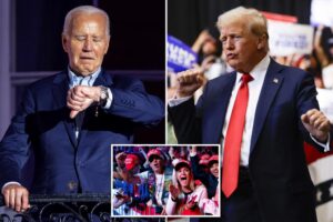 Trump’s approval rating jumps to one of his all-time highest as Biden’s sinks to four-year low in telling post-election poll