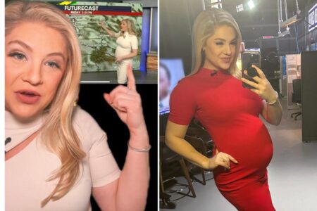 Pregnant Seattle meteorologist Claire Anderson blasts viewer who body-shamed her over form-fitting outfits: ‘Distracts from your presentation’