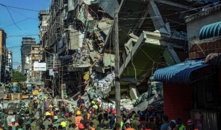 Ongoing search for survivors after building collapses in Tanzania