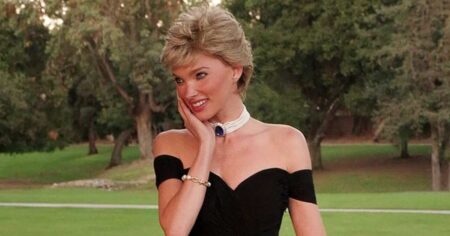 Elsa Hosk Channels Princess Diana as She Wears Replica ‘Revenge Dress’ for Halloween