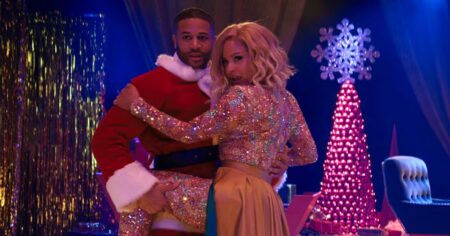 Christina Milian and Devale Ellis Break Down Drag Queen Lip Sync Battle in ‘Meet Me Next Christmas’ (Exclusive)