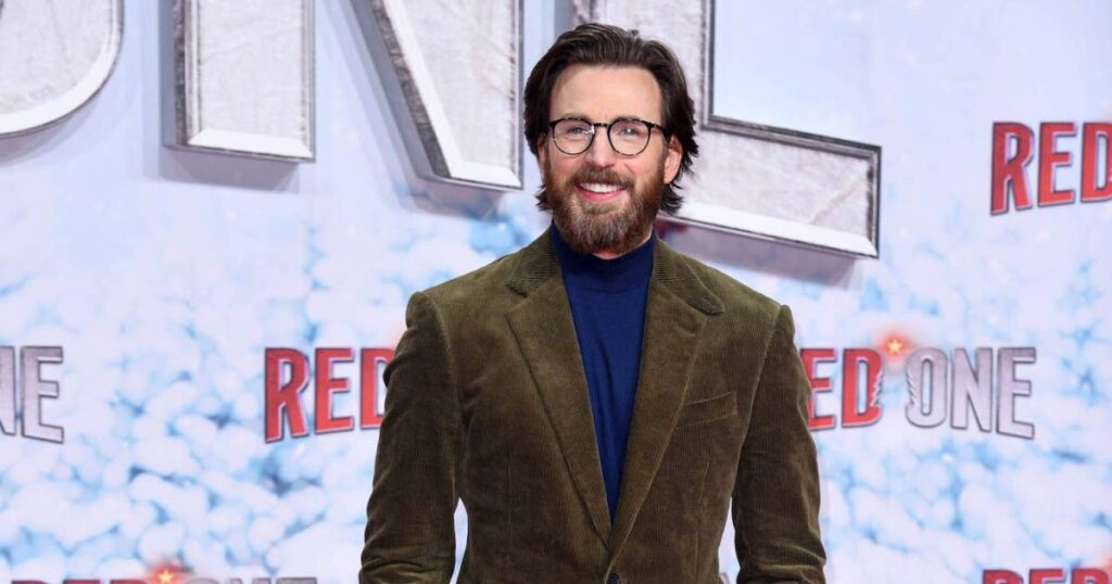 Chris Evans Debuts Shaggy Beard at ‘Red One’ Premiere in Berlin