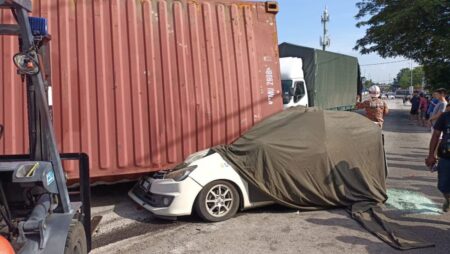 ‘It hurts so much’: Mother recalls daughter’s last words while crushed under container after accident in Penang