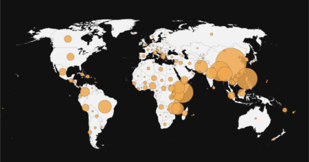 Mapping the impact of climate change on global displacement