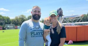 Jason Kelce Jokes Pregnant Wife Kylie Kelce Is ‘Preparing’ for Baby No. 4 More Than Him