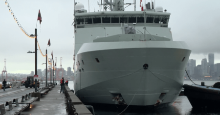 A closer look at HMCS Max Bernays, the Pacific fleet’s first Arctic patrol vessel