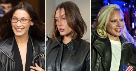 How to Rock a Leather Jacket Like Bella Hadid, Hailey Bieber and More