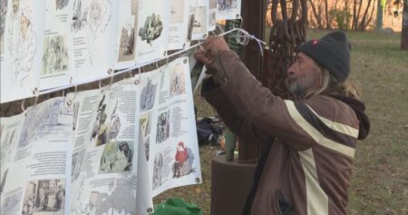 Unhoused artist turns to drawing to amplify vulnerable voices in Montreal