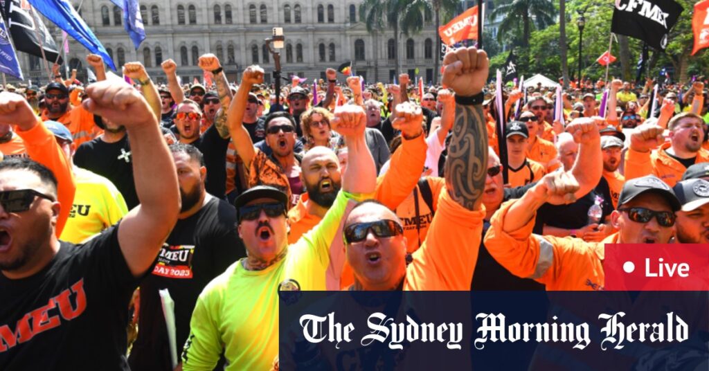 Brisbane news LIVE updates: New LNP govt has ‘hung up the phone on the CFMEU’ | Man charged with Anzac Square attack on Remembrance Day