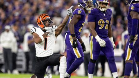 Bengals’ Ja’Marr Chase backs Zac Taylor’s decision to go for win against Ravens: ‘I agree with it 100%’