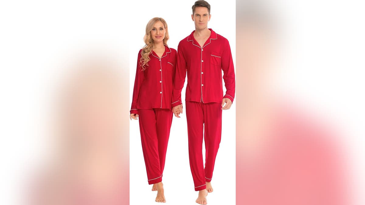 Stay cozy in these soft, warm pajamas.