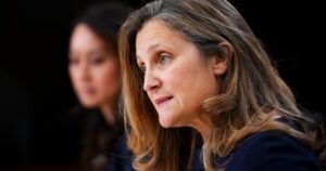 ‘Step up’: Freeland urges provinces to follow Ottawa on tax ‘holiday’