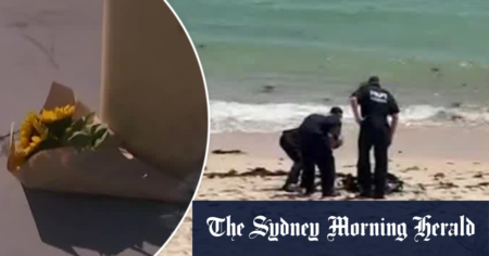 Tributes laid for off-duty cop who died at Perth beach