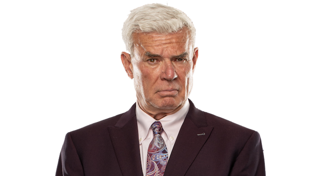 Eric Bischoff smirks