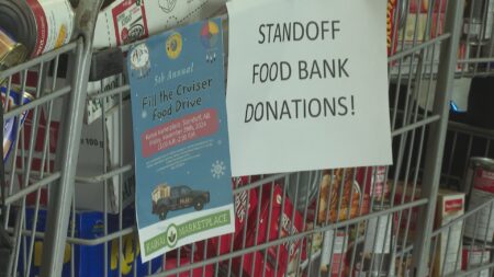 Fill the Cruiser Food Drive helps struggling Blood Tribe families