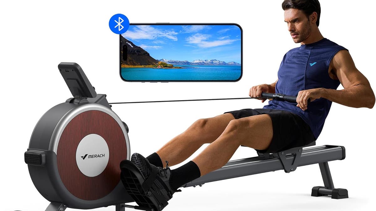 You’ll love this Merach rowing machine.