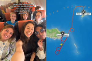 Plane Forced To Land on a Different Island After 4 Failed Attempts