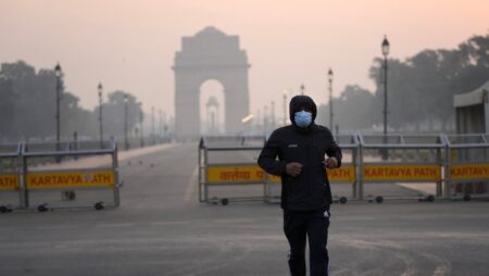 Air that looks almost opaque: Smog chokes Delhi residents as pollution hits severe levels