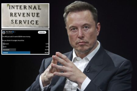 Elon Musk asks if the IRS should be ‘deleted’ after agency  begs for  billion