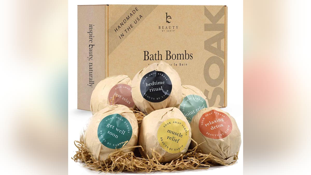 These bath bombs are handcrafted in small batches.