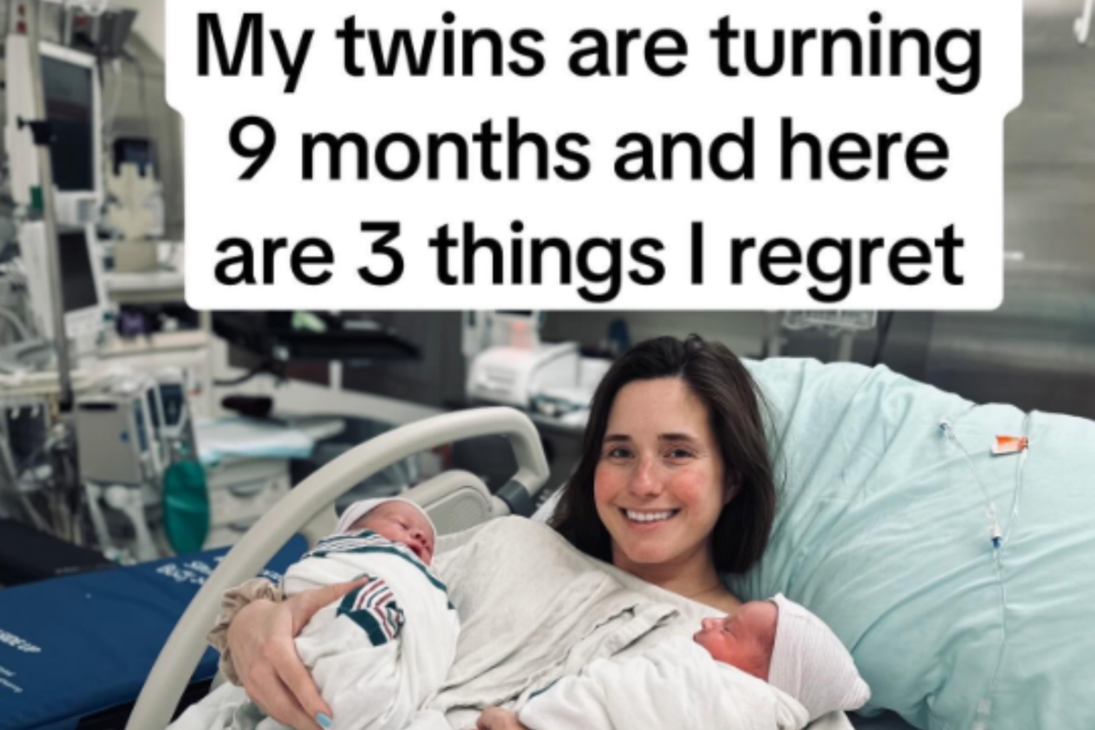 Mom Shares Biggest Regrets in 9 Months Since Having Twins