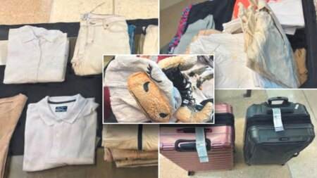 California man allegedly checked suitcases containing meth-caked clothes and a cow pajama onesie: DOJ