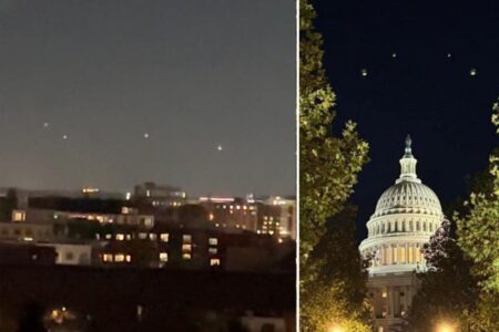 Mysterious lights over Capitol Hill causes UFO panic in DC: ‘It is already happening’