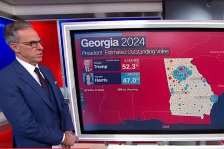 CNN’s Jake Tapper shocked by ‘wild’ swing of independents for Trump in Georgia