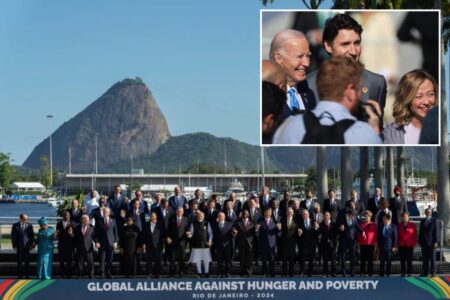 Biden misses G20 group photo in latest embarrassment: ‘He’s behind the palm tree!’