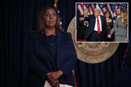 NY AG Letitia James says ‘We are prepared to fight back’ in feisty comments after Trump wins presidency