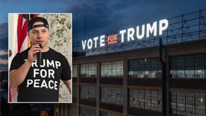 Blue state CEO who put up 100 ft. pro-Trump sign to spend .6 million on campaign for Congress