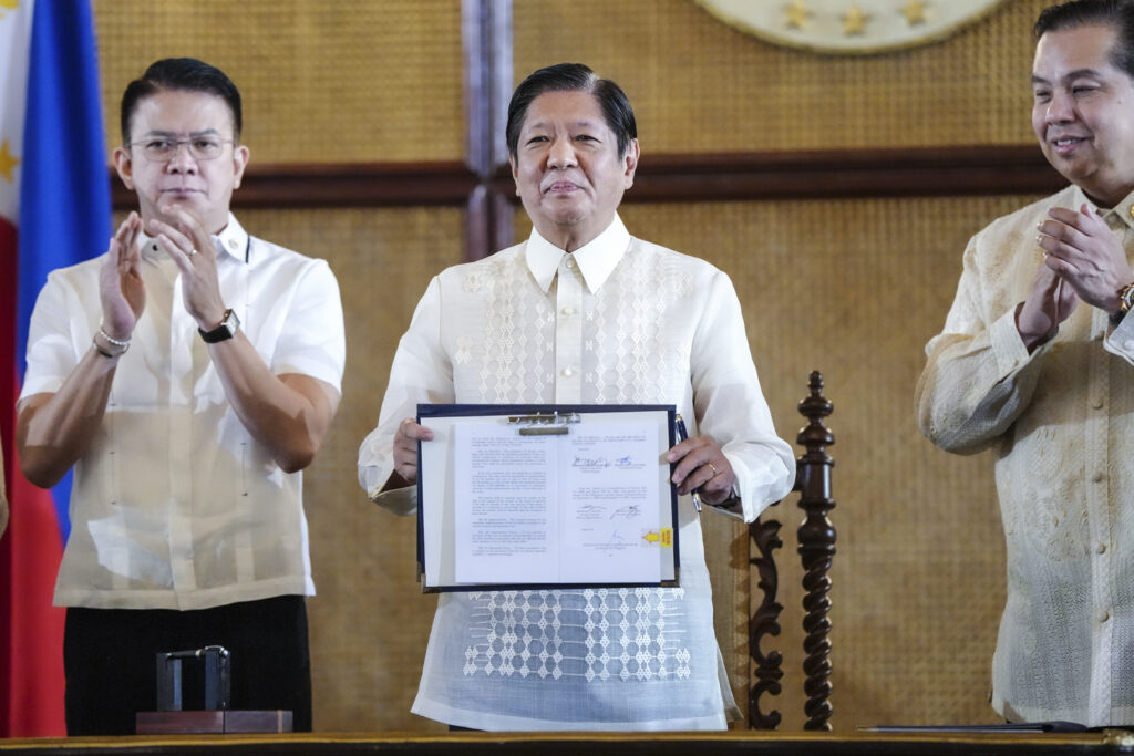 Marcos Signs Laws Rejecting China’s Expansive Sea Boundary Claims