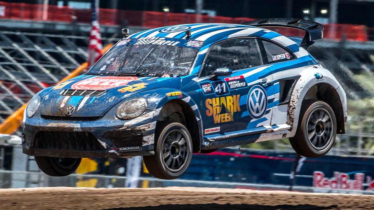 Scott Speed at Rallycross