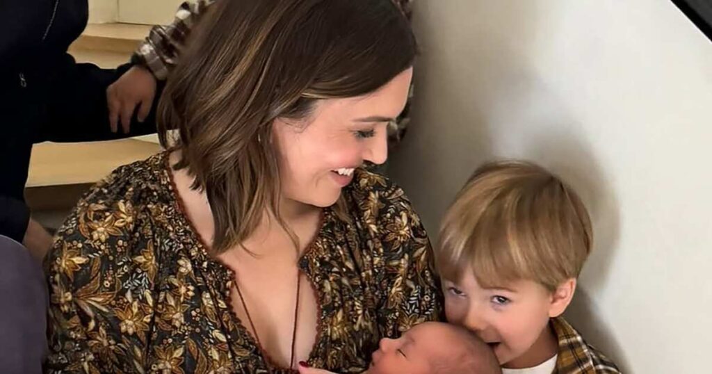 Mandy Moore Posts Sweet Family Pic With New Baby: ‘Oh So Thankful’