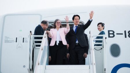 Taiwan’s President Lai in Hawaii after declaring Taiwan a force for global peace