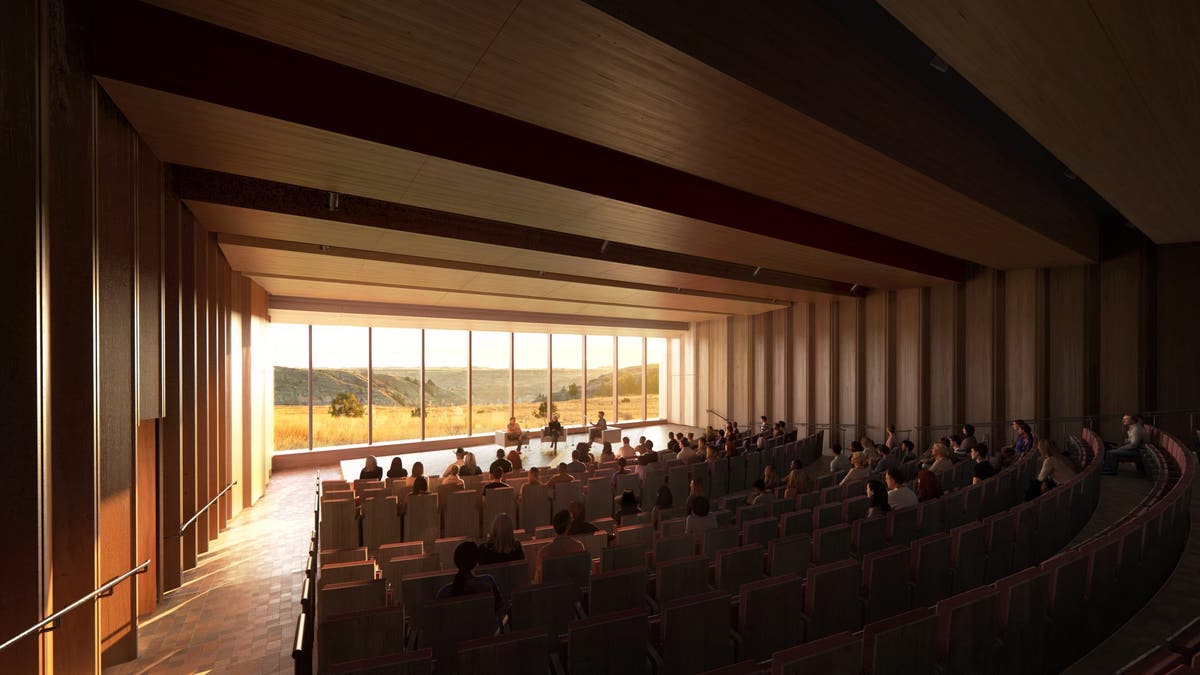 The Theodore Roosevelt Presidential Library is meant to serve as a hub for civic engagement, learning, and research. The library will include a large auditorium which the foundation envisions as a space that could host future presidential debates.