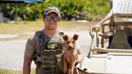 US Marine protected puppy while deployed, now hopes to bring her home